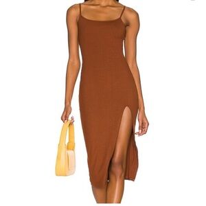 Superdown Chocolate Midi Dress
